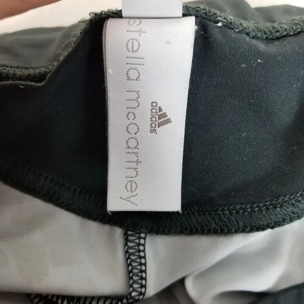 Adidas‎ Stella McCartney Leopard Print Running Legging Blue Black Small